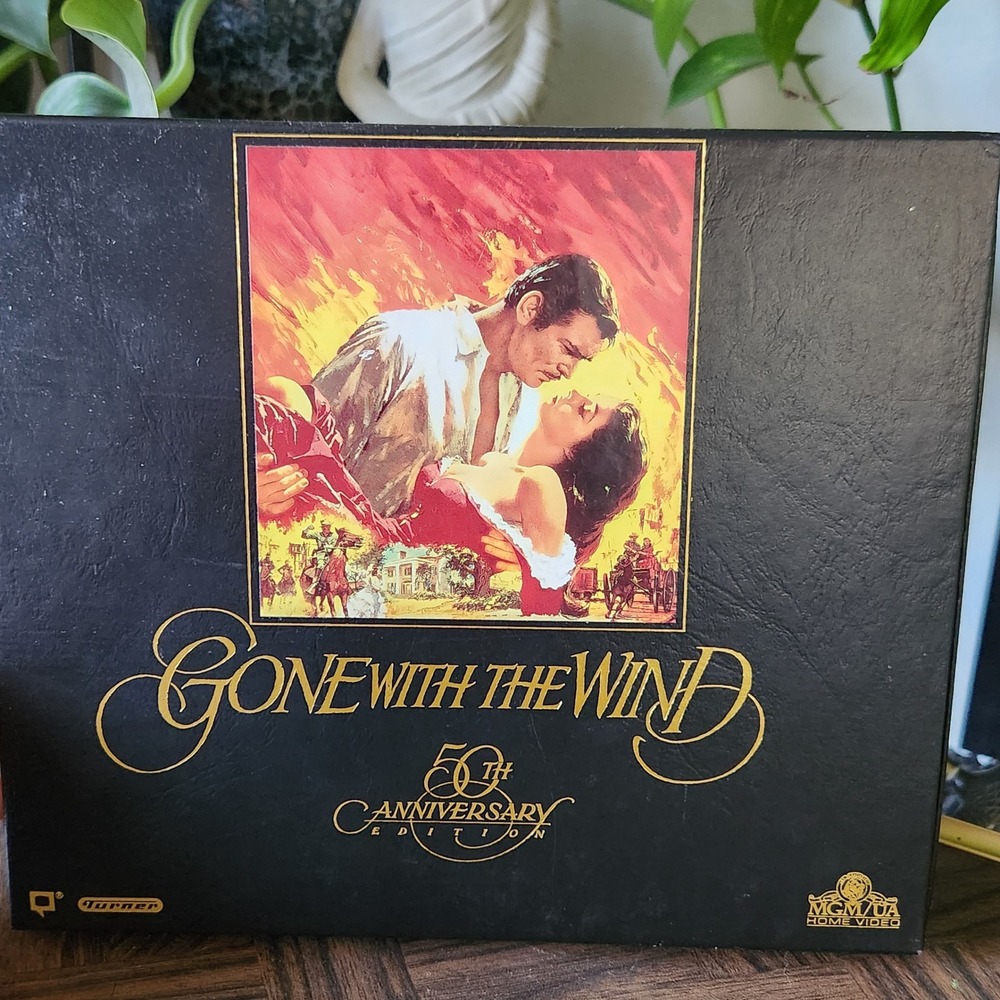 VTG Gone with the Wind 50th Anniversary VHS box set 1980s‎